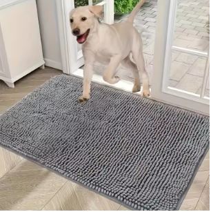 Absorbent Muddy Paw Dog Mat