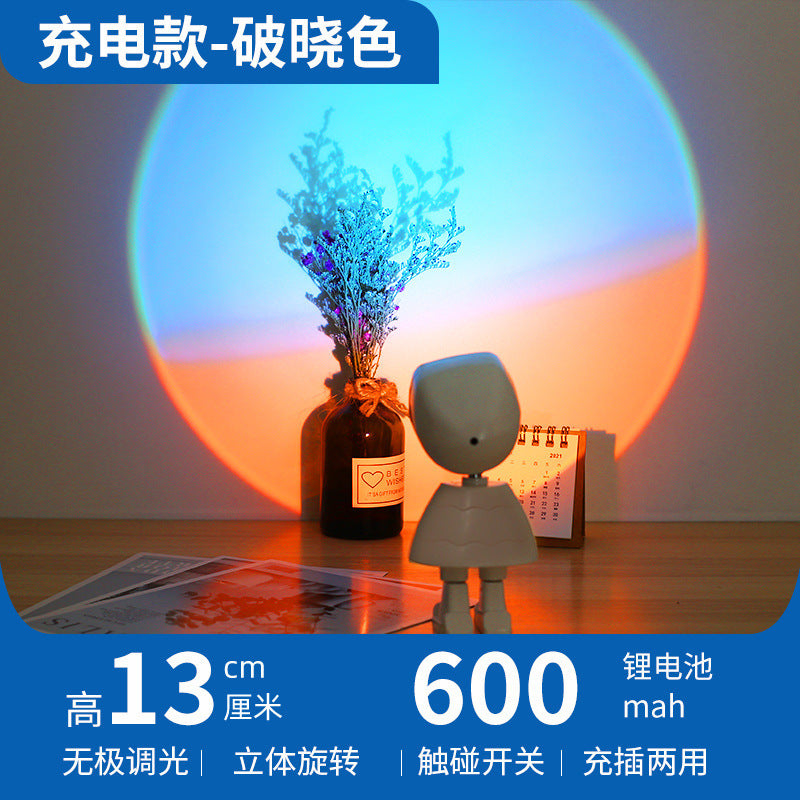 Astronaut Sunset Touch Control LED Night Light